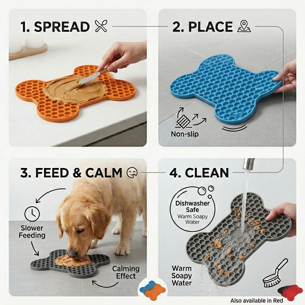 Silicone Slow Feed Lick Mat