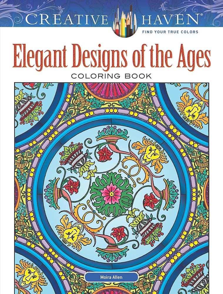Creative Haven Elegant Designs of the Ages Coloring Book (Adult Coloring Books: Art & Design)