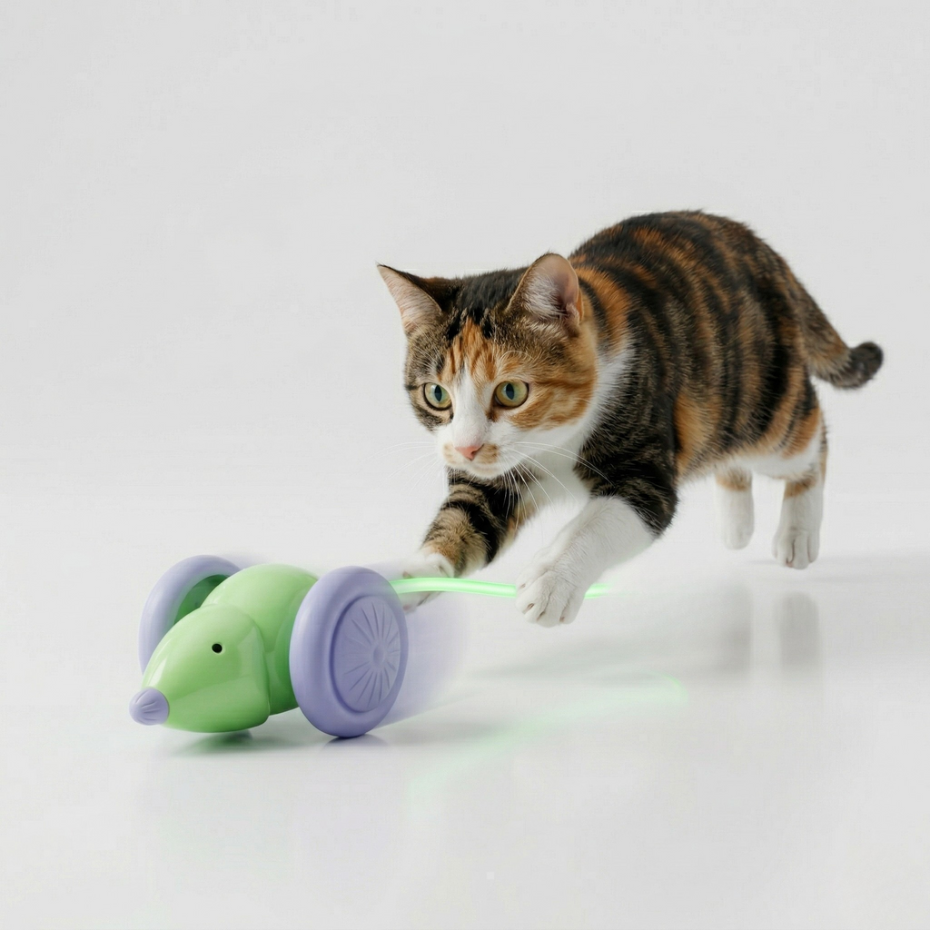 Interactive Mouse Toy for Cats