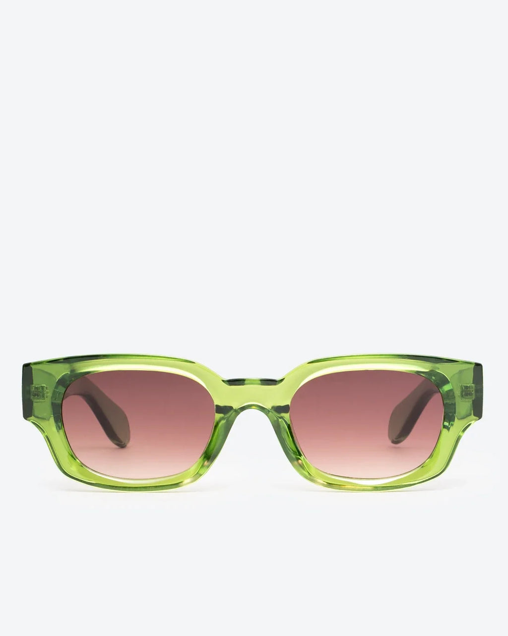 CHASE - Purple Gradient Lenses, Transparent Green Frame