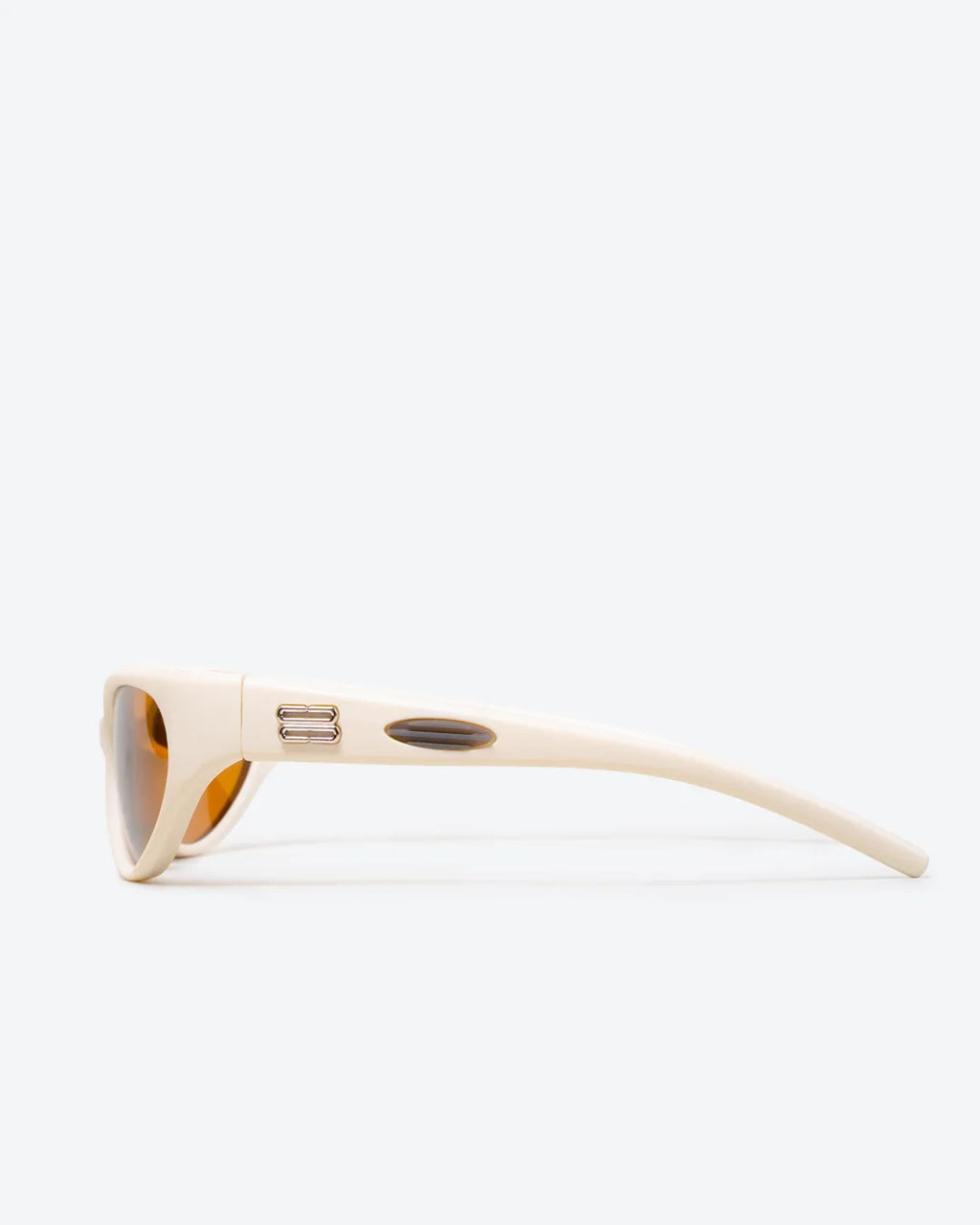ALLURE - Black Lenses, White Frame