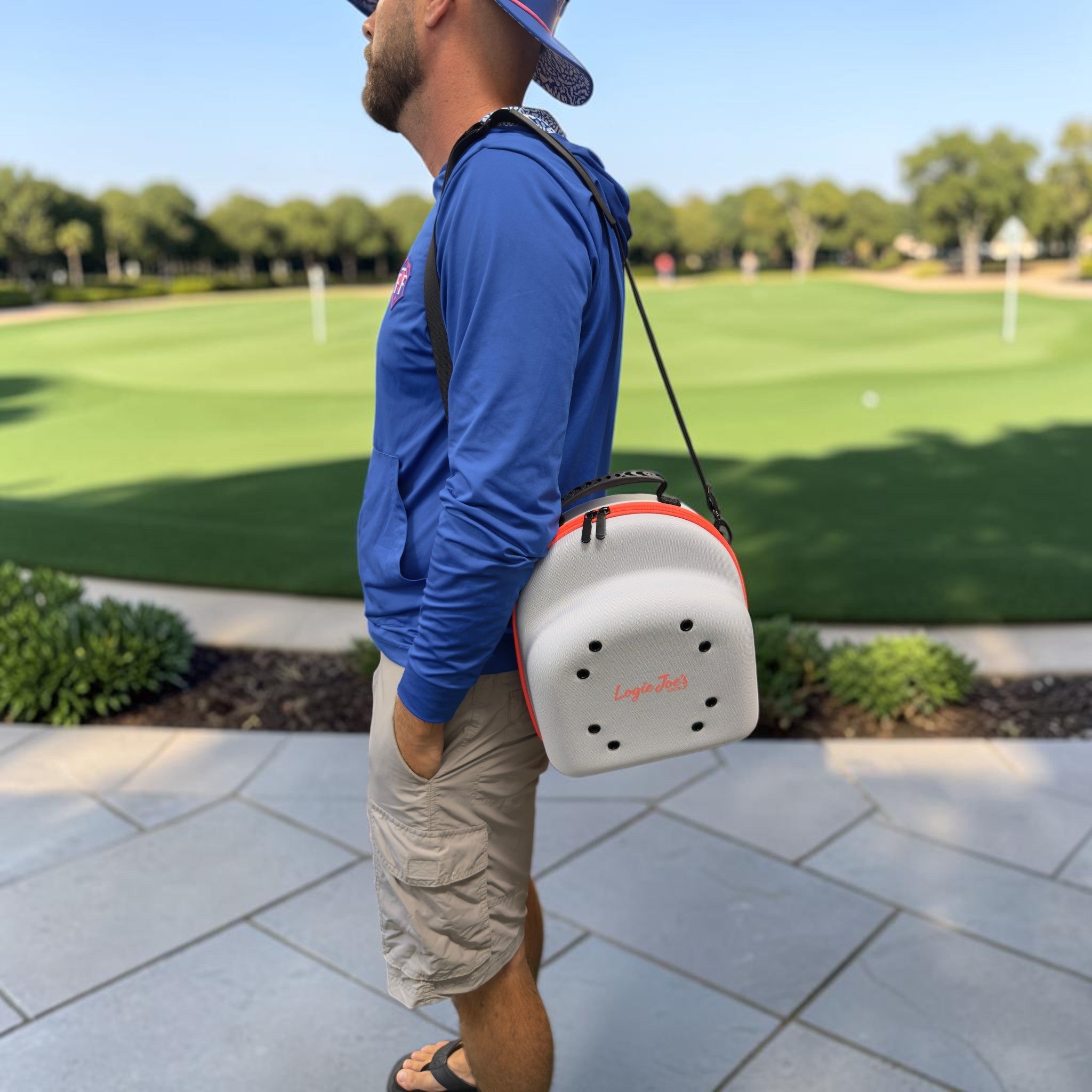 Hat Caddy Travel Case | Hard Shell Hat Carrier Holds Up to 6 Hats | Protective Hat Storage Case with Adjustable Shoulder Strap