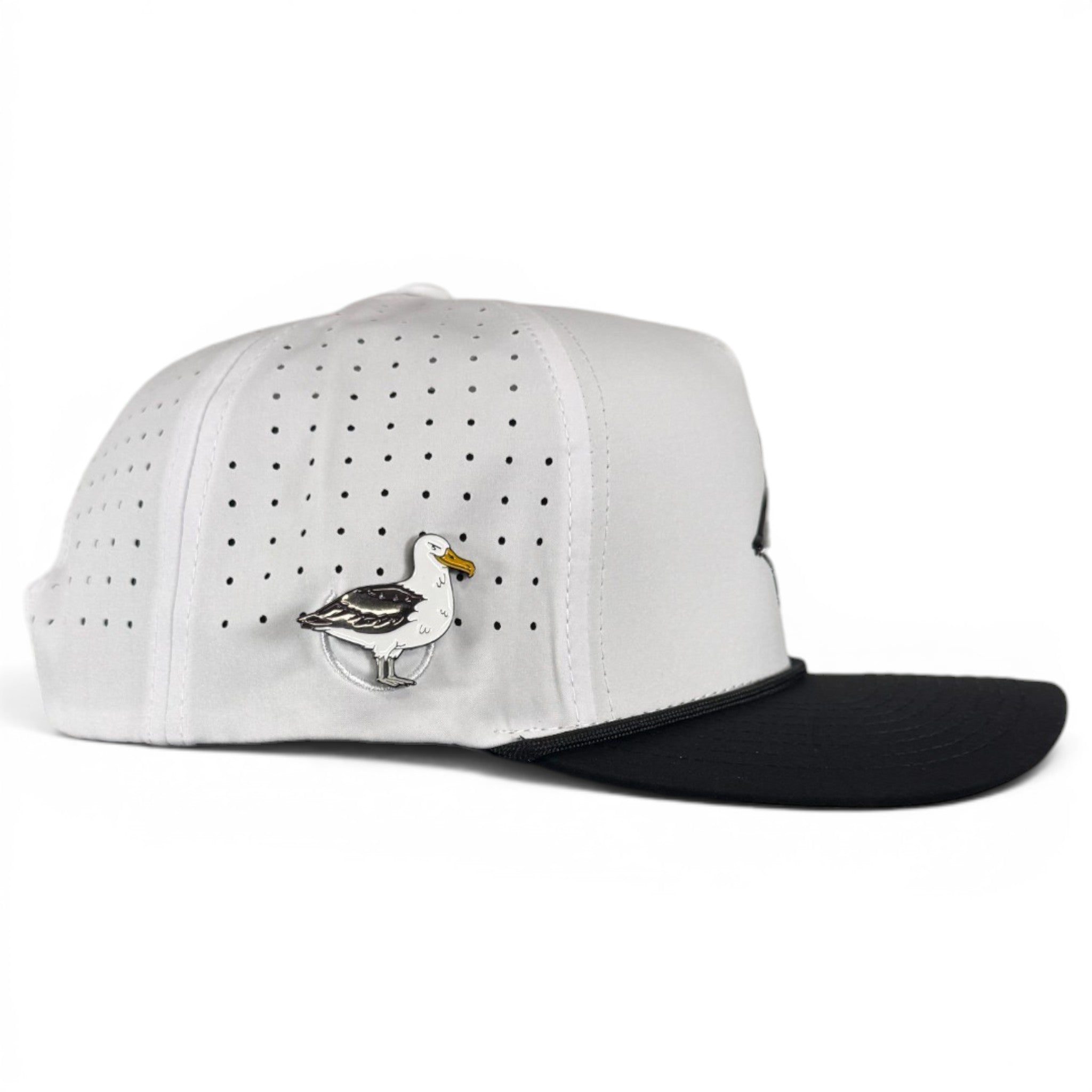 Albatross Golf Hat | Snapback Cap | Built-in Magnetic Ball Marker Holder + Marker Included | Adjustable | Bird