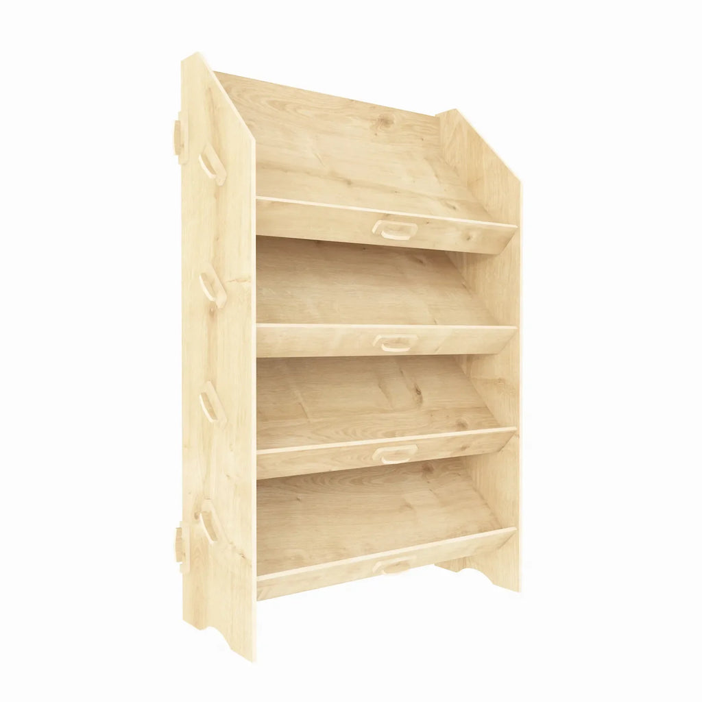 Aros 39" Tall MDF Bookcase | Bookshelf | Display Unit