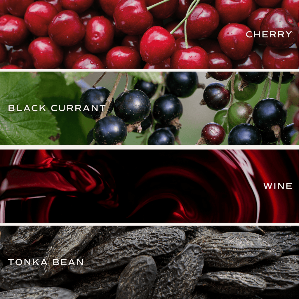 Blackwood Cherry Soy Candle - White Jar - 11 oz