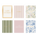 Assorted Happy Birthday Boxed Card Set - Pack of 12