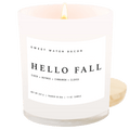 Hello Fall Soy Candle - White Jar - 11 oz