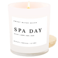 Spa Day Soy Candle - White Jar - 11 oz
