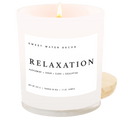 Relaxation Soy Candle - White Jar - 11 oz