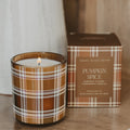 Pumpkin Spice Soy Candle - Boxed Tinted Glass Jar - 12 oz