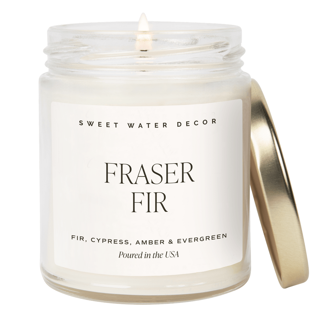 Fraser Fir Soy Candle - Clear Jar - 9 oz