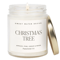 Christmas Tree Soy Candle - Clear Jar - 9 oz