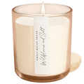 Wildflowers and Salt Soy Candle - Tinted Glass Jar - 12 oz