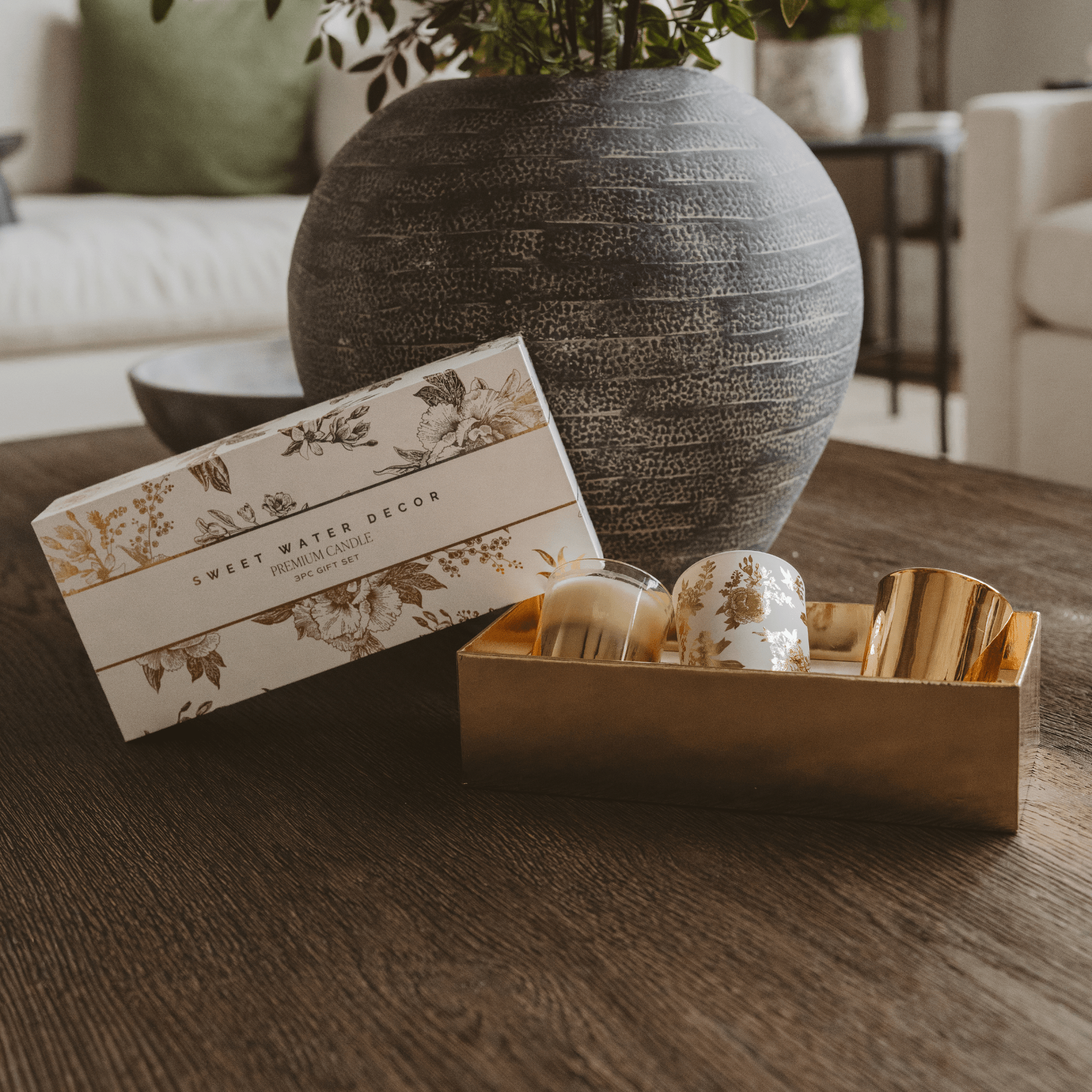 Candle Gift Box Set (Salt and Sea, Island Air, Palo Santo Patchouli)
