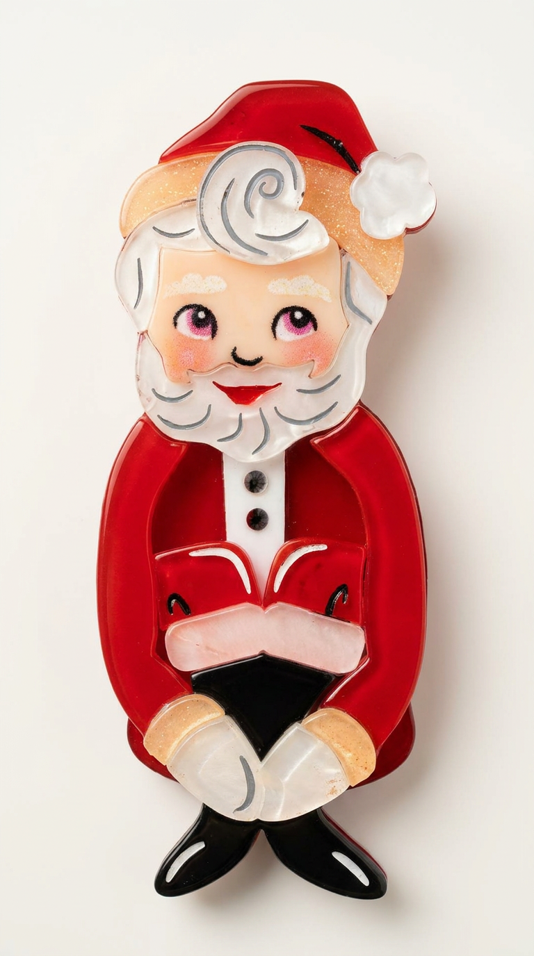 Mr. Kitschmas KneeHugger Brooch by 50's Vintage Dame x Lipstick & Chrome