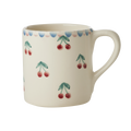 Ceramic Mug with Hand Painted Cherries - 14.2 oz