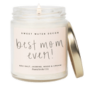 Best Mom Ever! Soy Candle - Clear Jar - 9 oz (Spa Day)