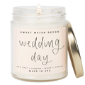 Wedding Day Soy Candle - Clear Jar - 9 oz (Spa Day)