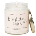 Birthday Cake Soy Candle - Clear Jar - 9 oz
