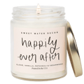 Happily Ever After Soy Candle - Clear Jar - 9 oz (Palo Santo Patchouli)