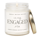 In My Engaged Era Soy Candle - Clear Jar - 9 oz (Wildflowers and Salt)