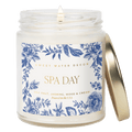 Spa Day Soy Patterned Candle - Clear Jar - 9 oz