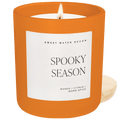Spooky Season Soy Candle - Orange Matte Jar - 15 oz (Cozy Season)