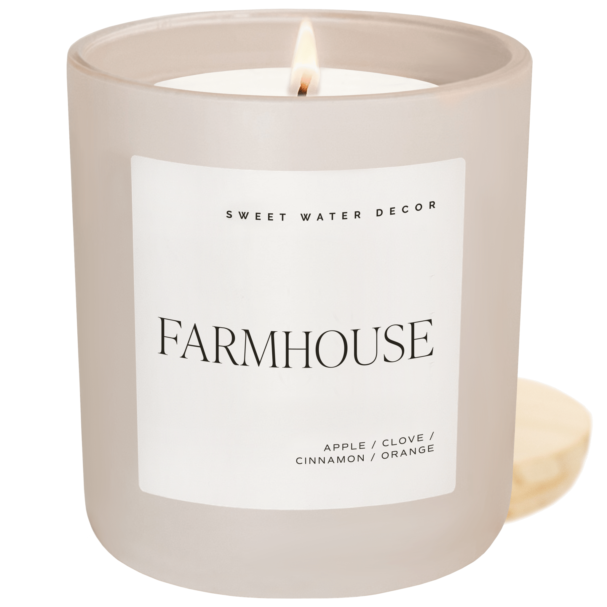 Farmhouse Soy Candle - Tan Matte Jar - 15 oz