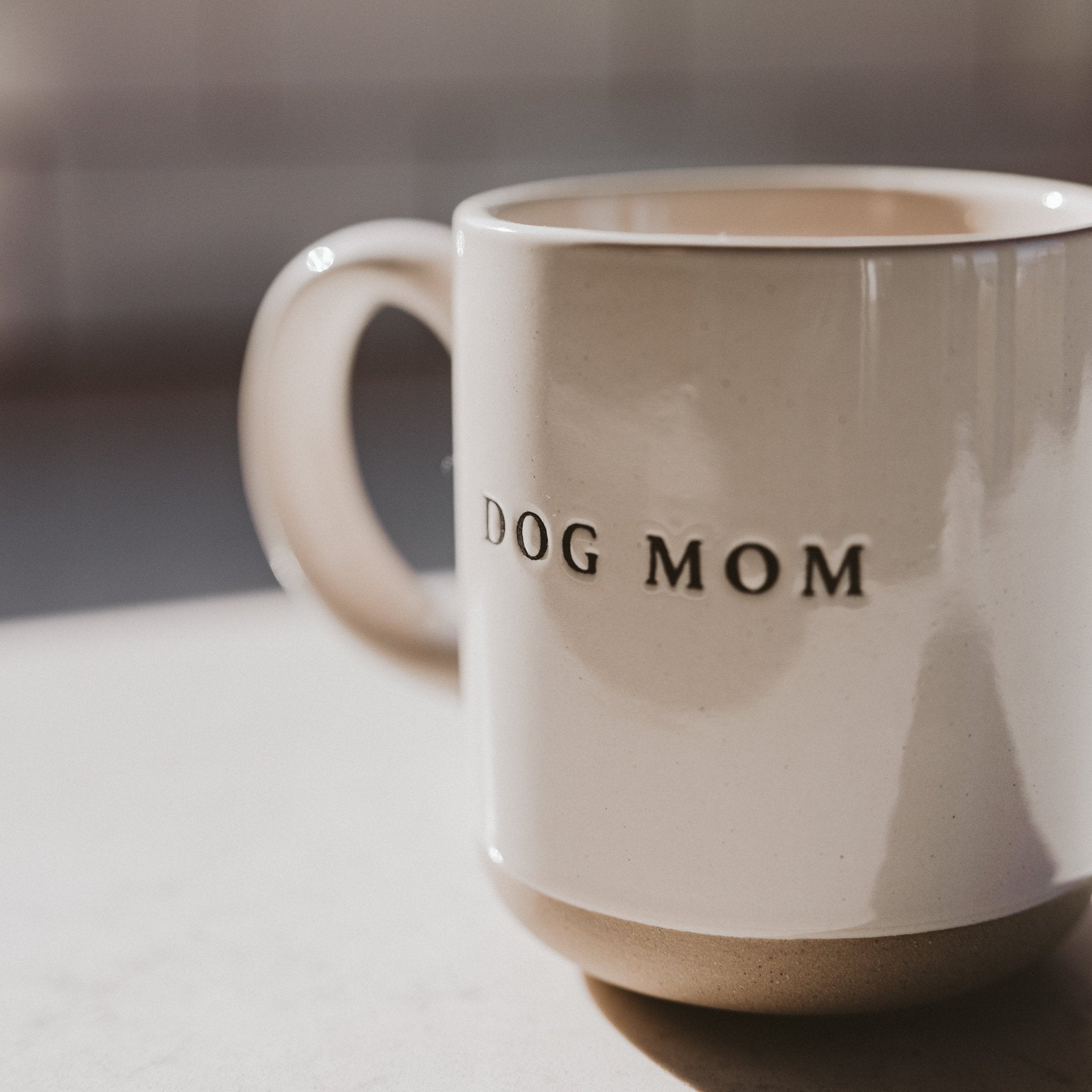 Dog Mom 14 oz Stoneware Coffee Mug