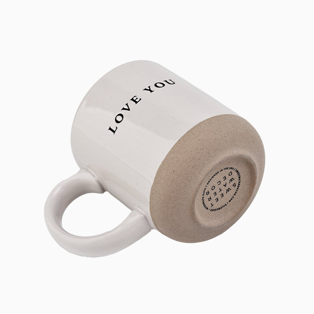 Love You 14 oz Stoneware Coffee Mug
