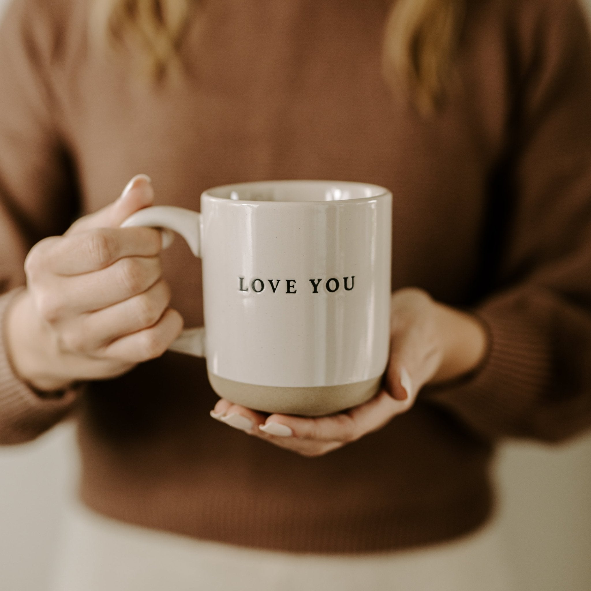 Love You 14 oz Stoneware Coffee Mug