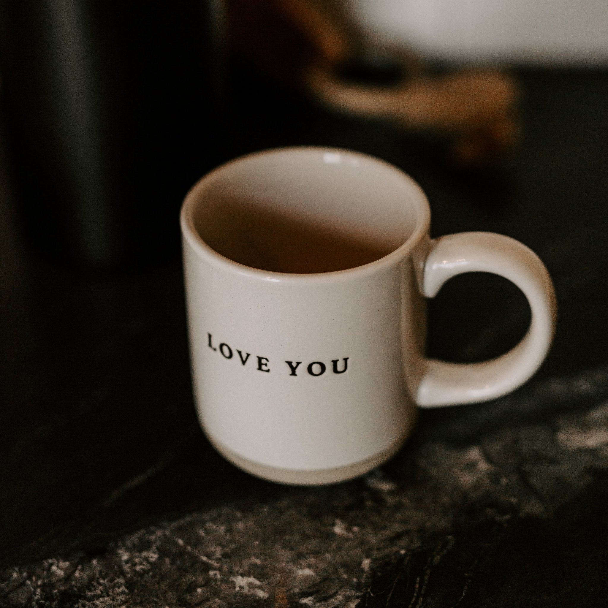 Love You 14 oz Stoneware Coffee Mug