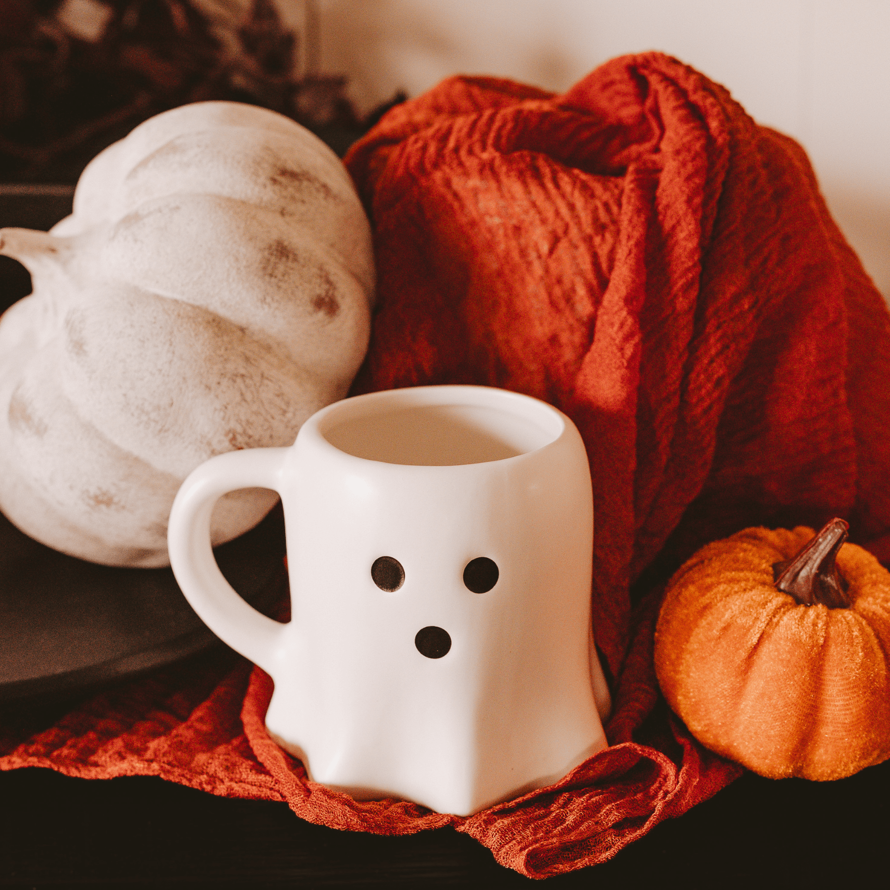 Ghost Face 12 oz Figural Coffee Mug