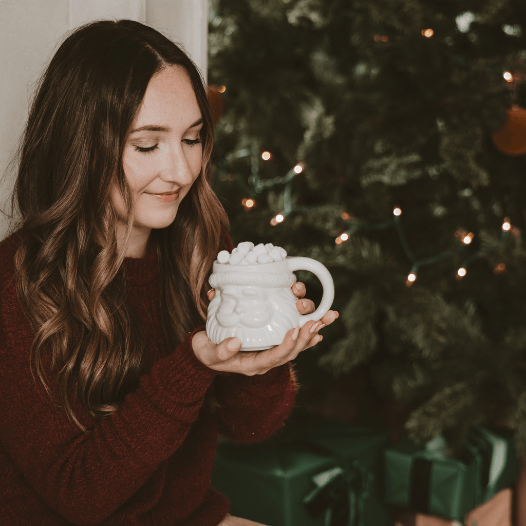 Santa 19 oz Figural Coffee Mug