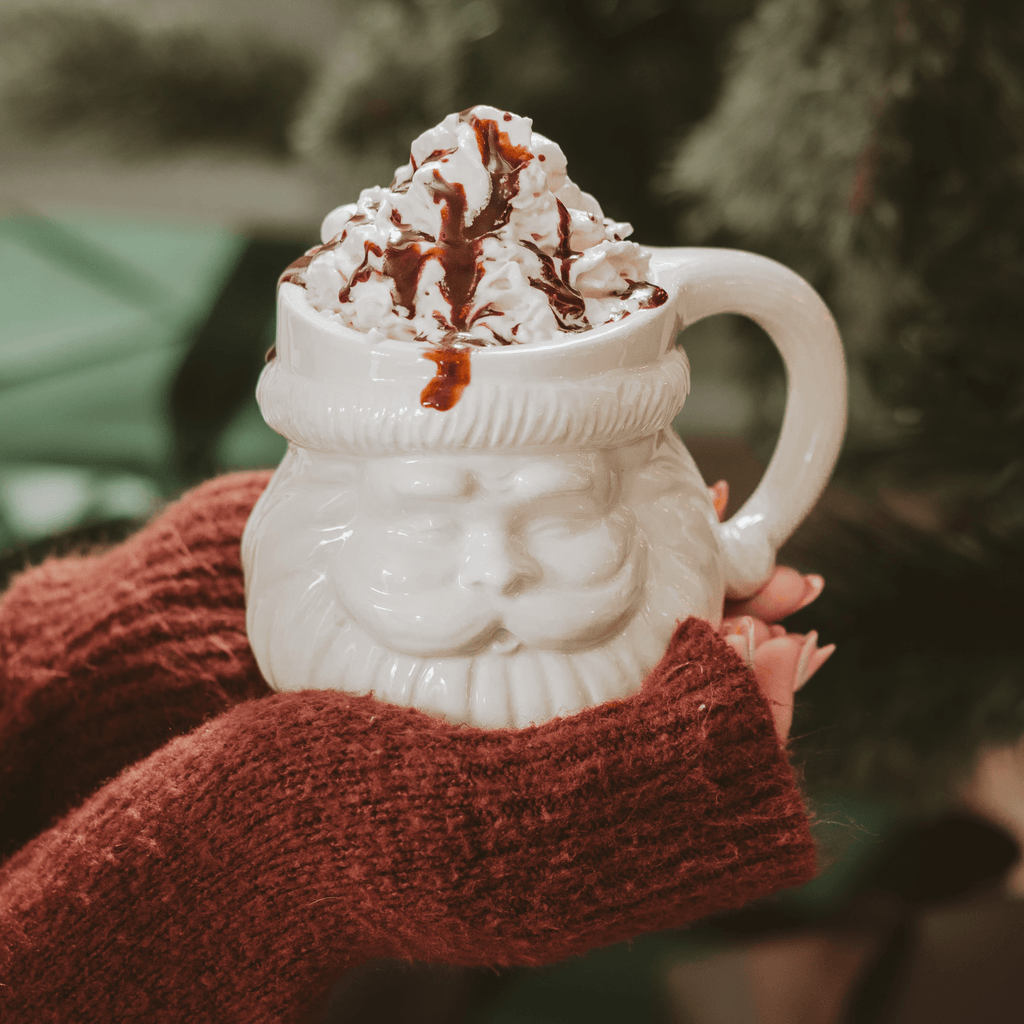 Santa 19 oz Figural Coffee Mug