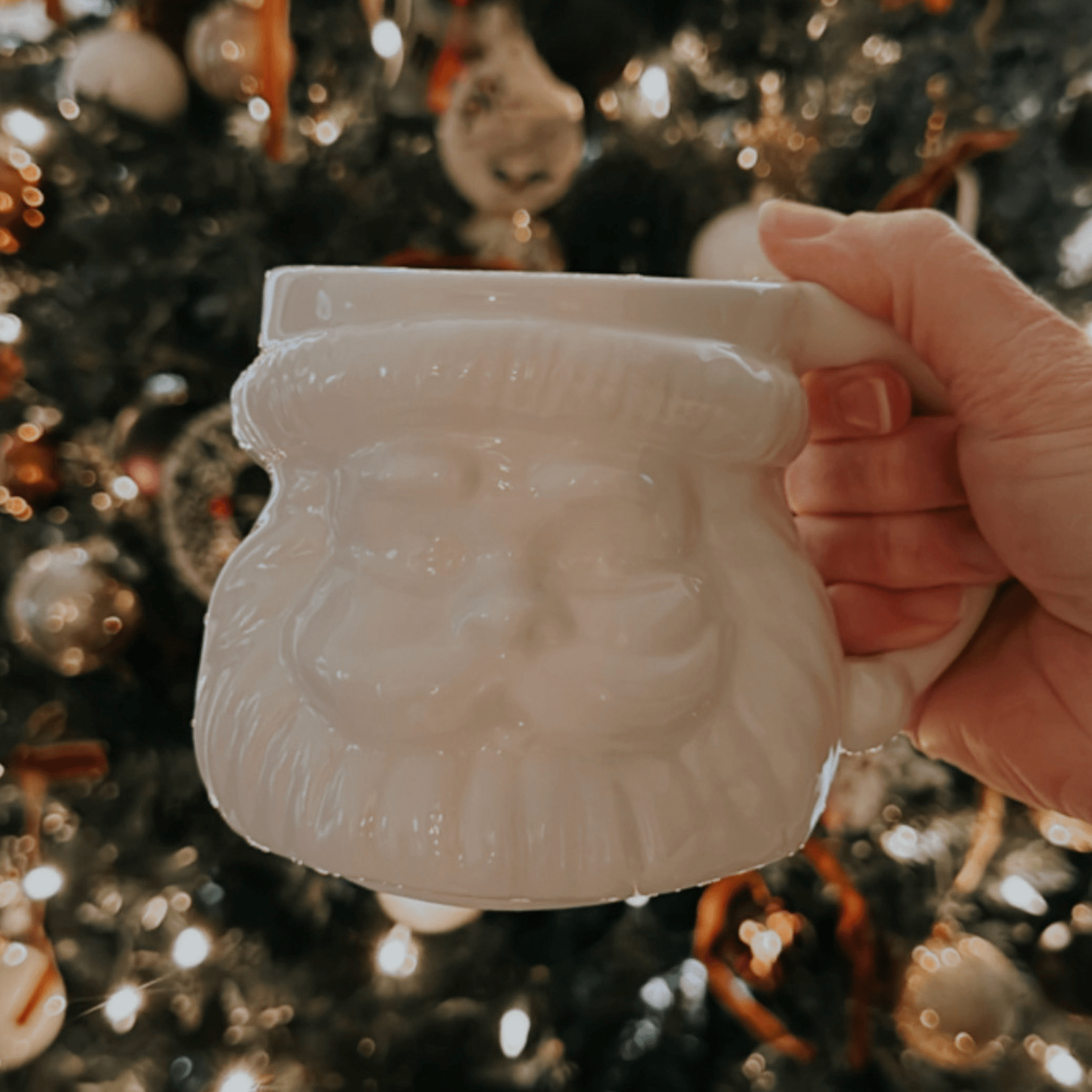 Santa 19 oz Figural Coffee Mug