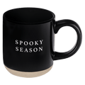 Spooky Season 14 oz Black Stoneware Coffee Mug