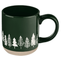 Pine Trees 14 oz Stoneware Coffee Mug