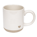 Heart 14 oz Stoneware Coffee Mug