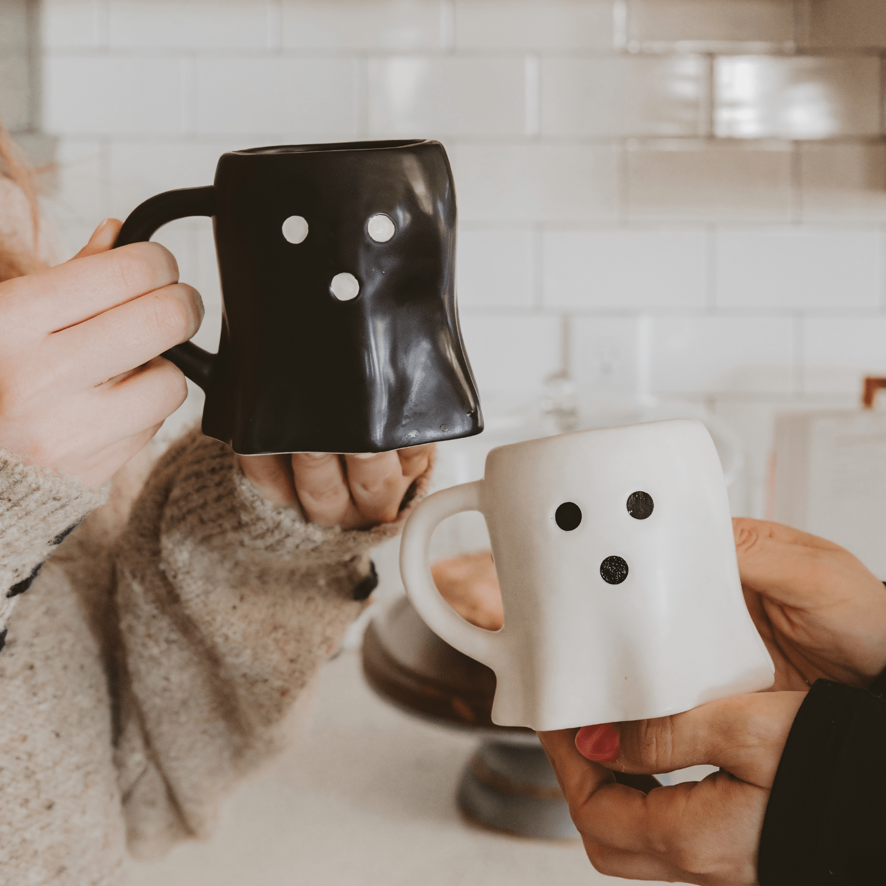 Ghost Face 12 oz Figural Coffee Mug