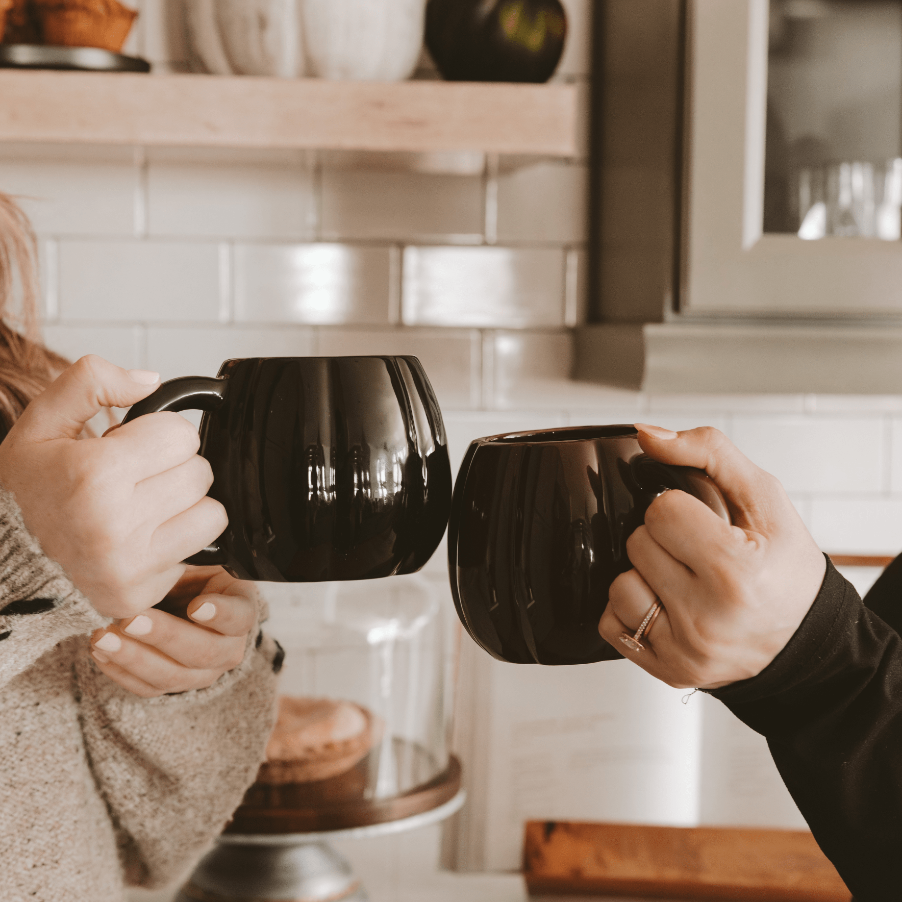Black Pumpkin 19 oz Figural Coffee Mug