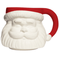 Red Hat Santa 19 oz Figural Coffee Mug