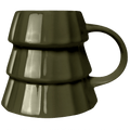 Green Tree 17 oz Figural Coffee Mug
