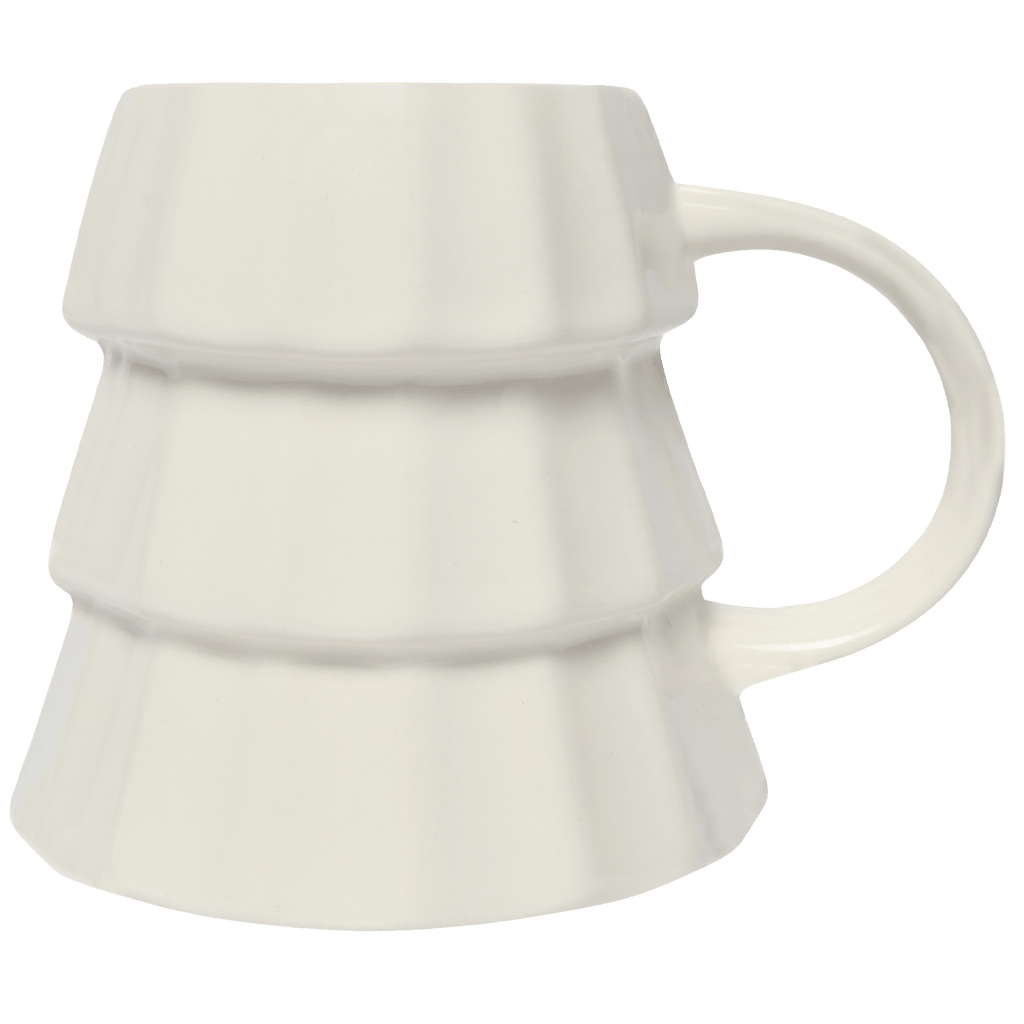 Cream Tree 17 oz Figural Coffee Mug