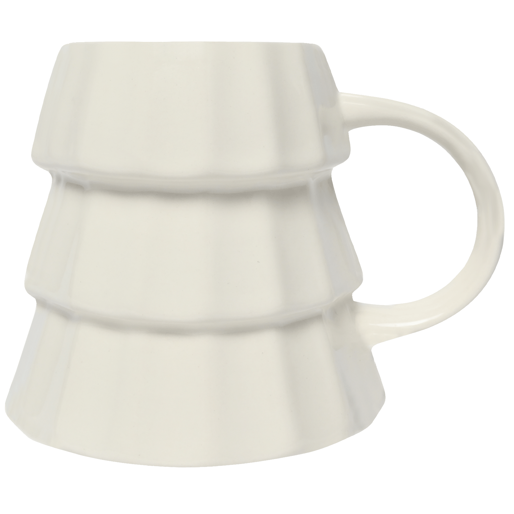 Cream Tree 17 oz Figural Coffee Mug