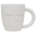 Cream Sweater 18 oz Figural Coffee Mug
