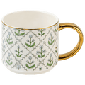 Floral Quilt 14 oz Coffee Mug