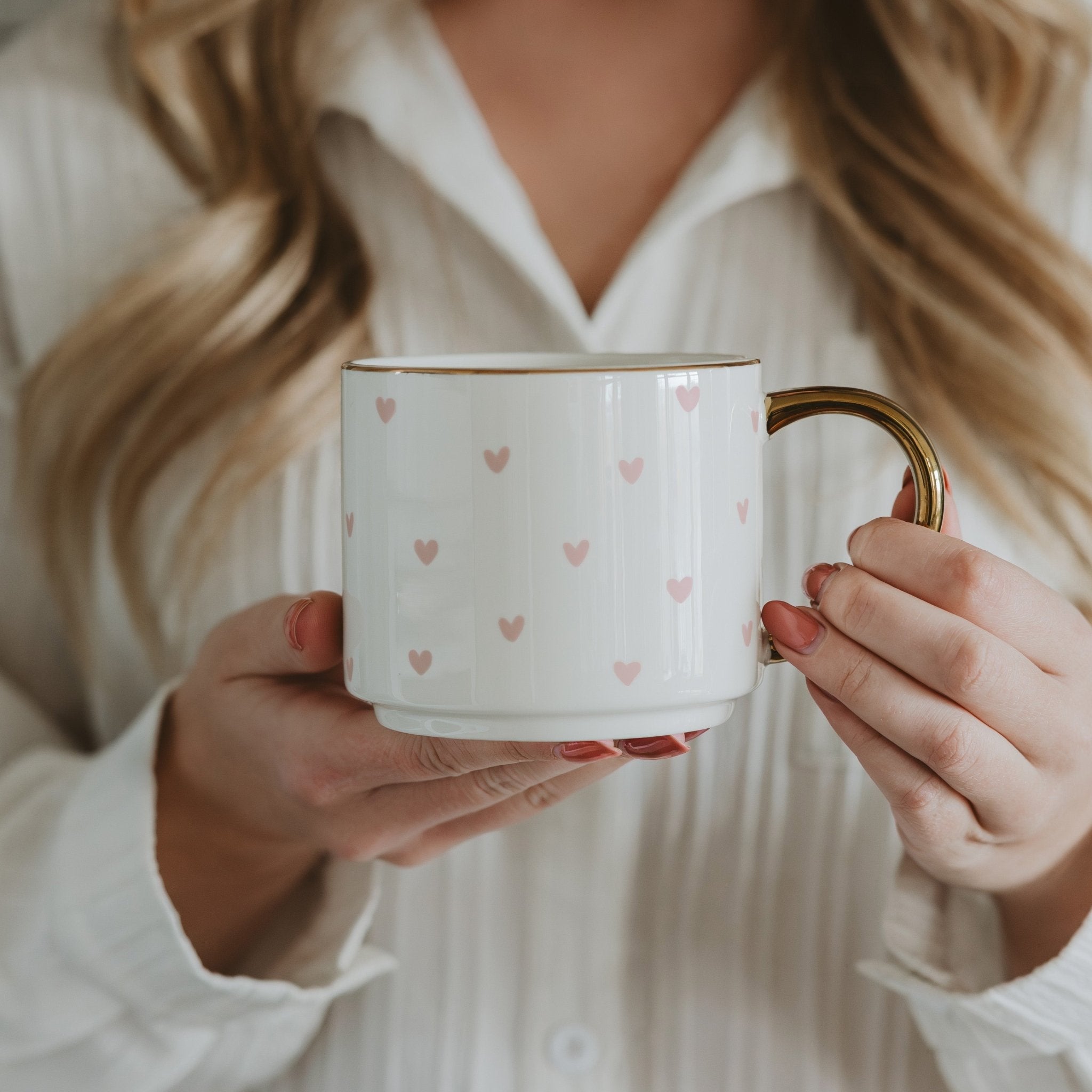 Hearts 14 oz Coffee Mug