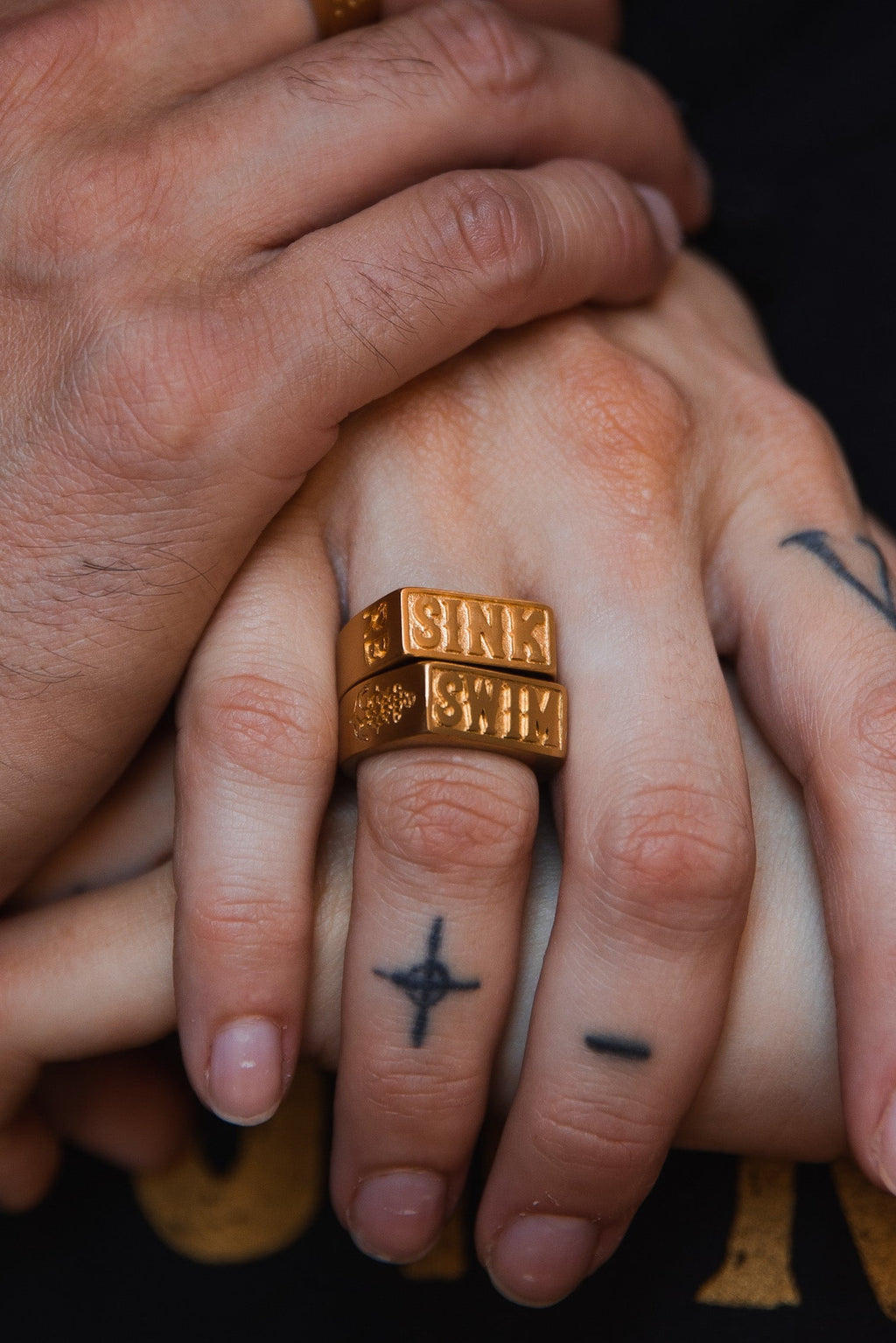 Gold Sink or Swim Rings