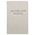 Tan One Line A Day Memory Journal